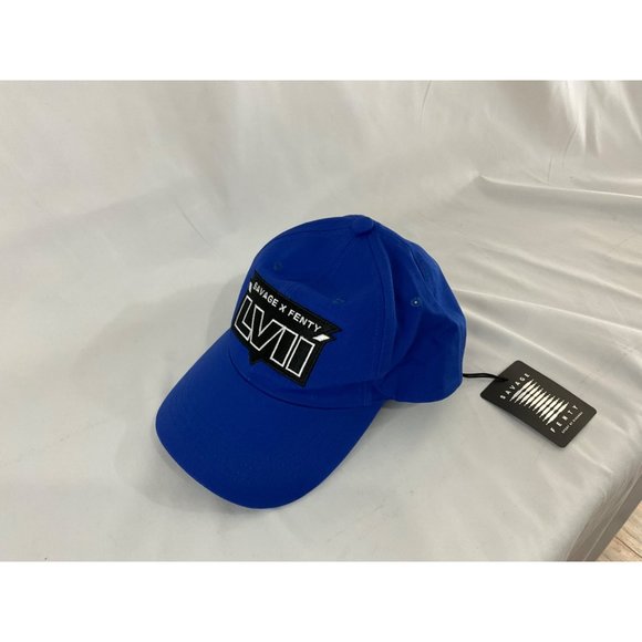 Savage X Fenty Pport by Rihanna Superbow LVII Unisex Hat Color Blue NEW - Picture 2 of 8